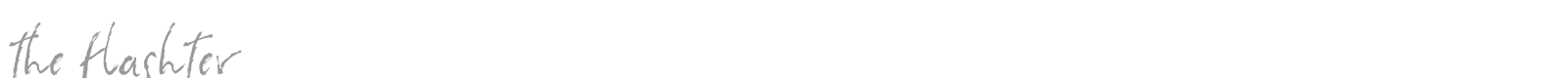 The Flashter font preview
